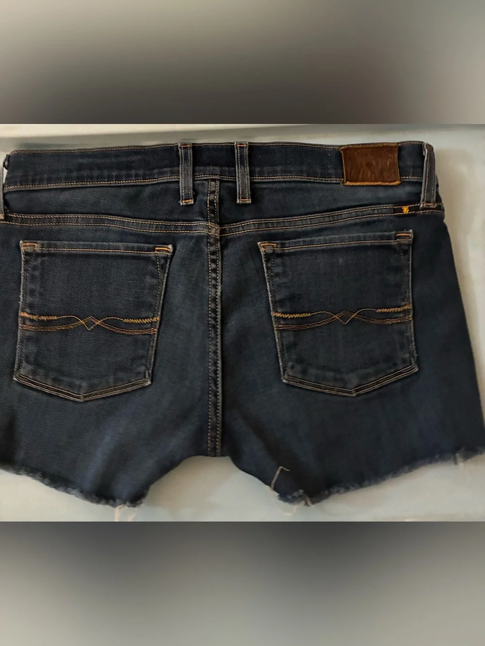 LUCKY  BRAND Dark Blue Distressed Cutoff Jean Shorts🌺